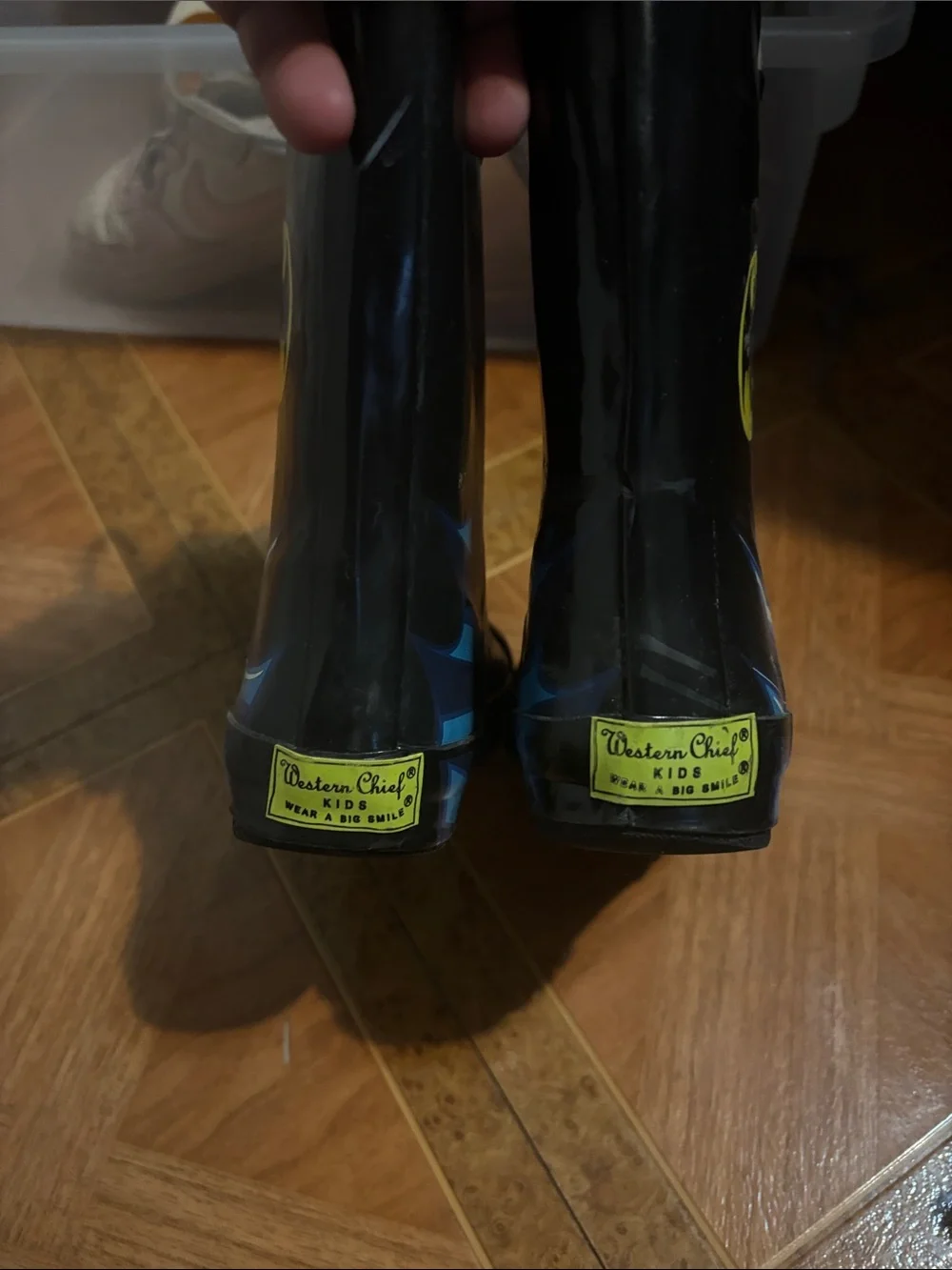 🌈4/$25🌈 Batman Kids Rain Boots in Black and Blue